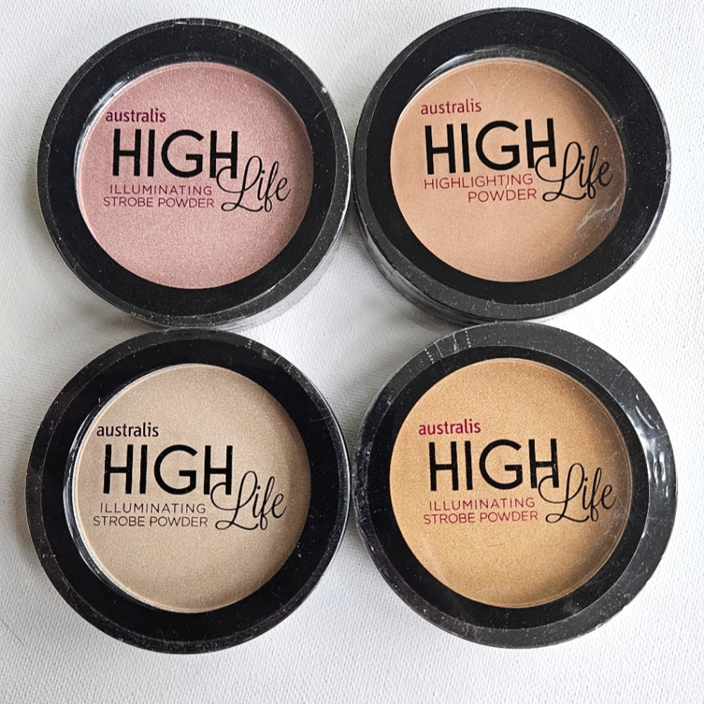 4 Strobe & Illuminating Face Powders by Australis New & Sealed!